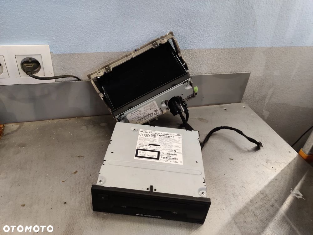 Radio Nawigacja Audi A3 8V Wyświetlacz Czytnik 8V0035874B 8V0857273M - 1