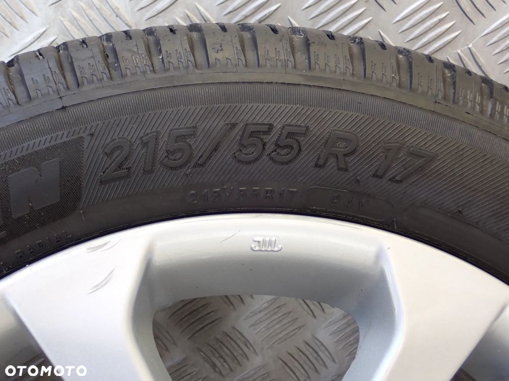 KOŁA FELGI ALUMINIOWE NISSAN 7JX17  ET 47 N 5X114,3  N45701  Z OPONAMI ALLSEASON MICHELIN 215/55/17 - 9