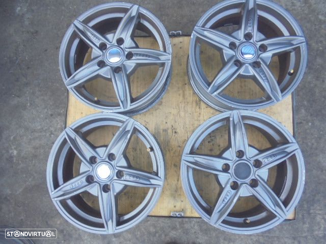 Jogo De Jantes Jgjant1223 MERCEDES W169 2007 A180 CDI 109CV 5P BRANCO ET42 6.5X15 5X112 66.4MM - 2
