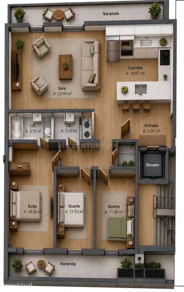 Apartamentos Novos-Paradela Gardens - Grande imagem: 5/22