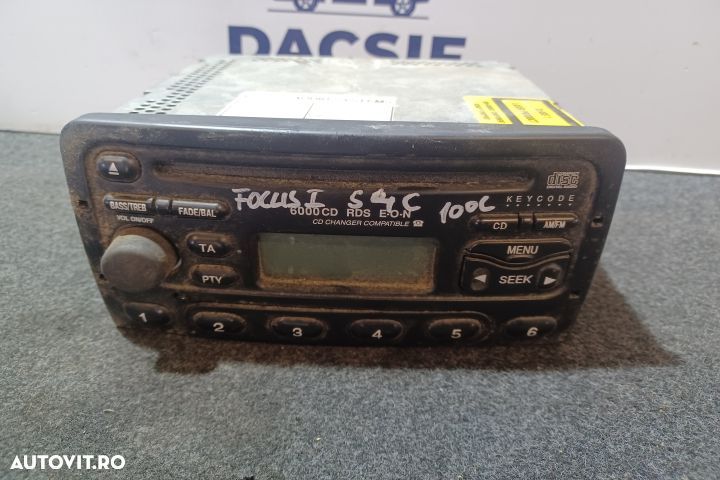 Radio cd YS4F-18C815-AC YS4F18C815AC Ford Focus 1 [1998 - 2004] wagon - 1