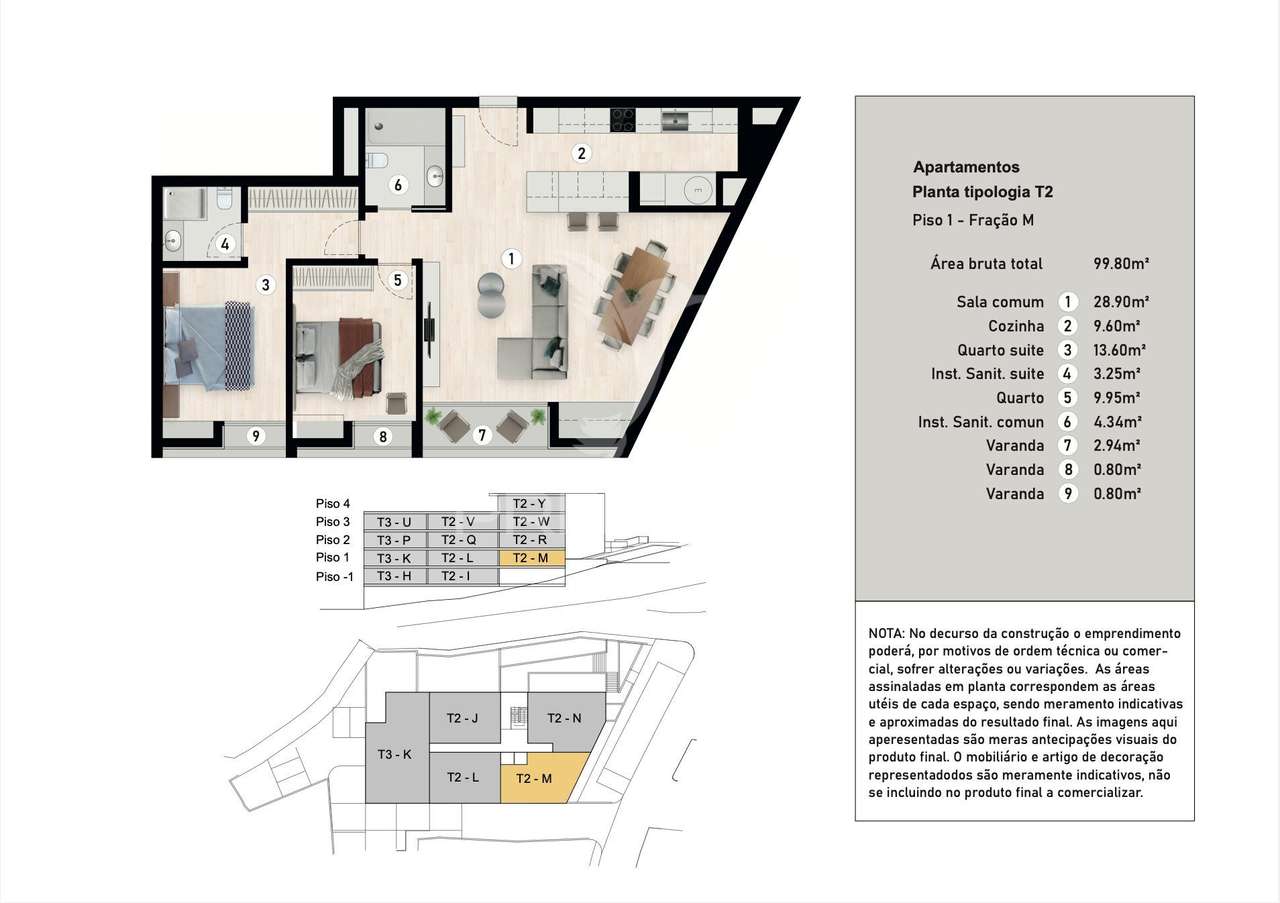 Apartamento T2 - no Centro Caniço - Grande imagem: 4/21