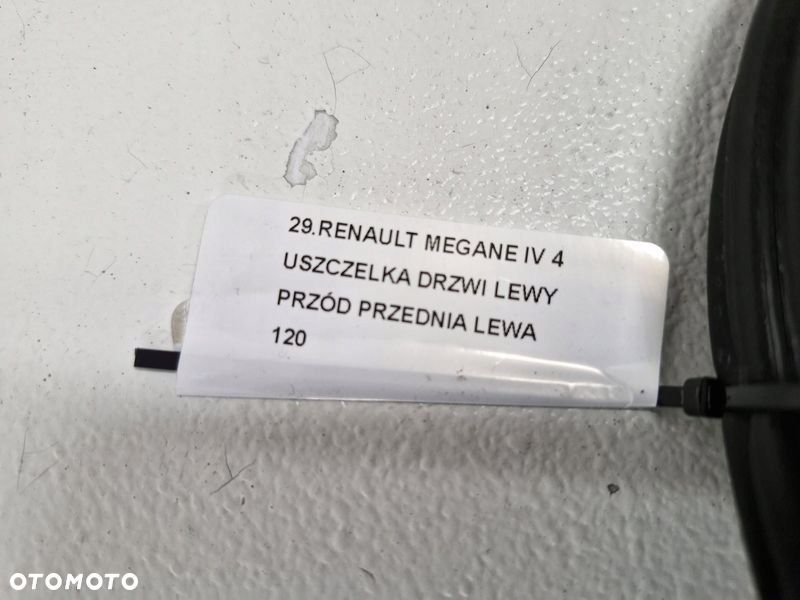 RENAULT MEGANE IV 4 USZCZELKA DRZWI LEWY PRZÓD PRZEDNIA LEWA - 4