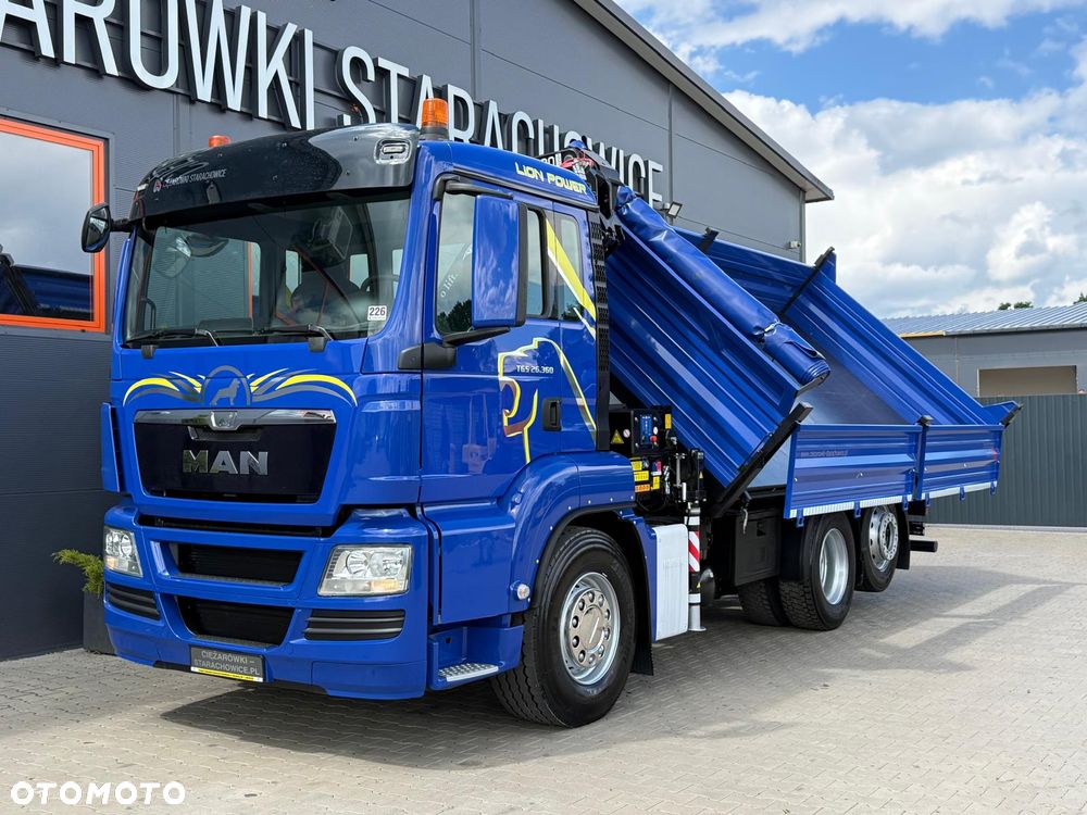 MAN TGM TGS TGX 26.360 // E5 // Klimatyzacja/ 6x2 6x4 // WYWROTKA 3-S // HMF 1420 K2 // kipper, krane, crane, żuraw, dźwig, wywrot - 5