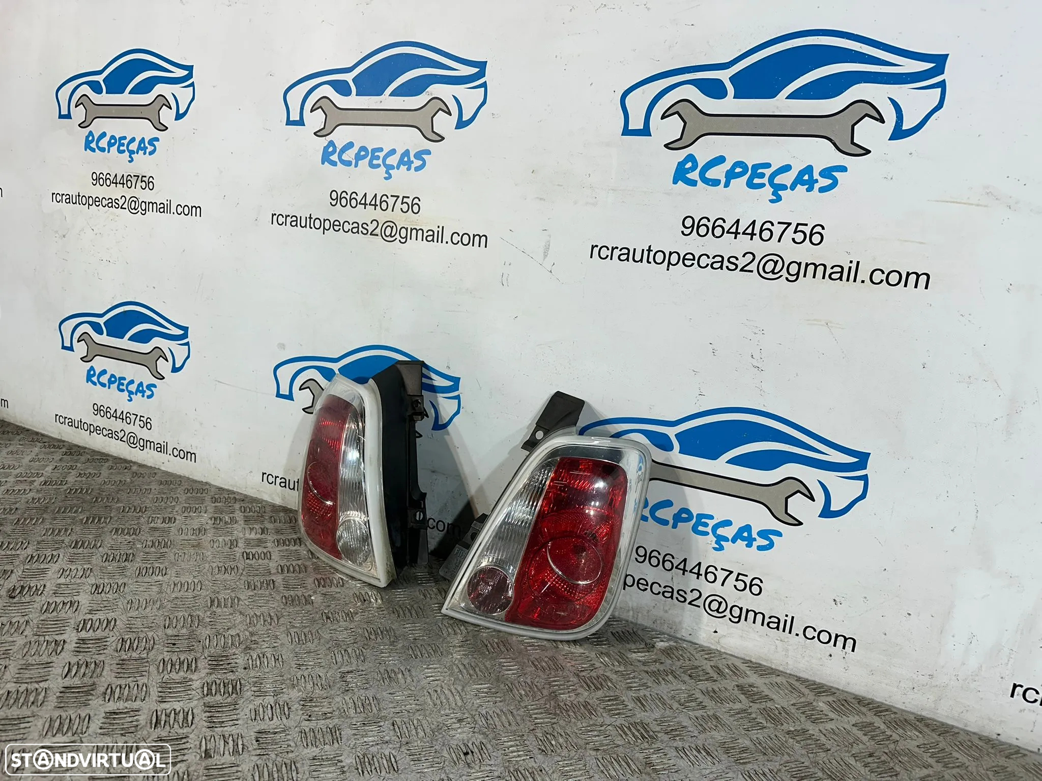.Farolins Tras Traseiros Esquerdo Direto Originais Fiat 500 312 2007 - Presente - 9