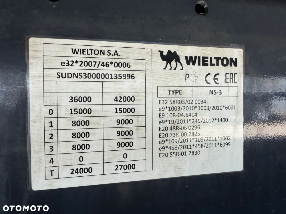 Kögel WIELTON FIRANKA MEGA / SAF INTRAX / OŚ PODNOSZONA / REJESTRACJA 2023 ROK / PODNOSZONY DACH !! - 22