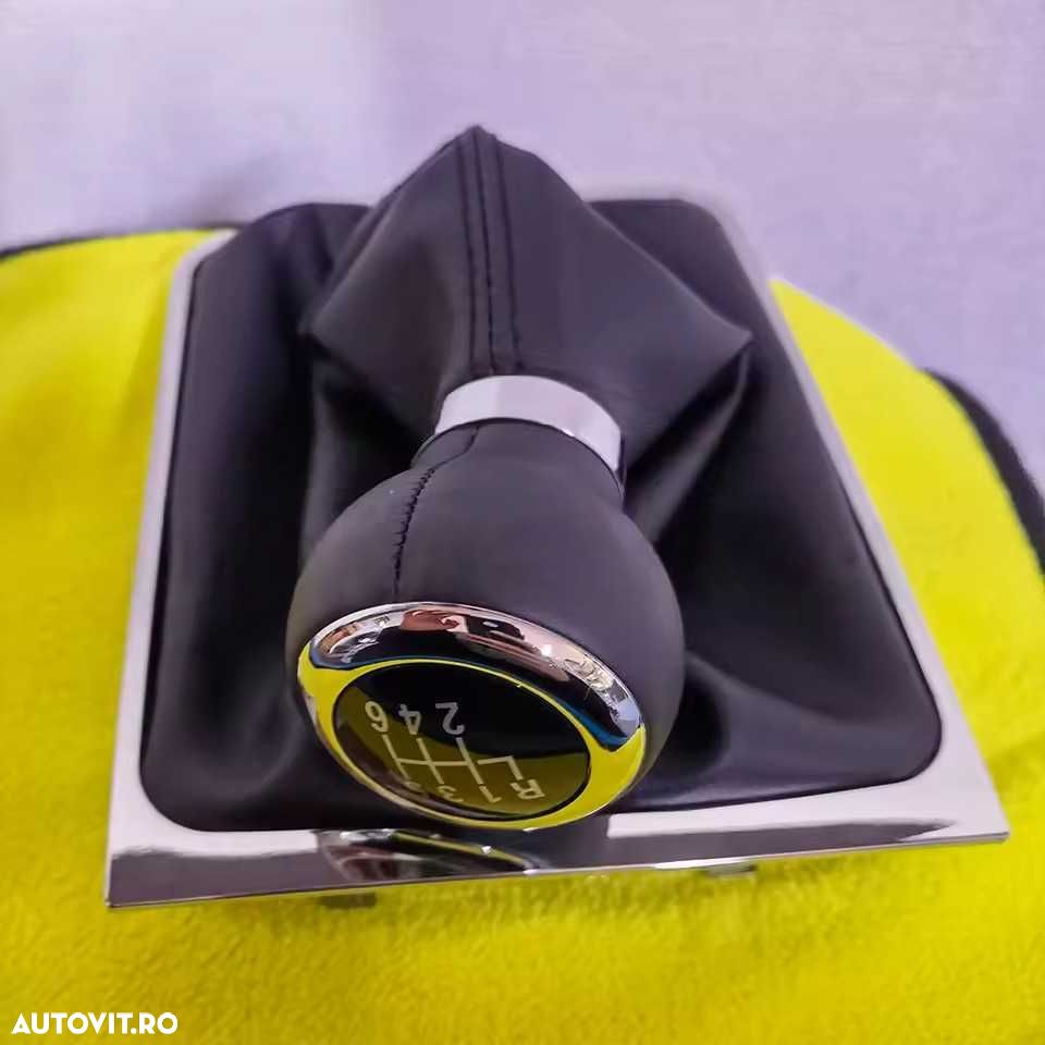 Maneta Nuca Schimbator cu Manson din Piele VW Volkswagen Passat B6 - 2