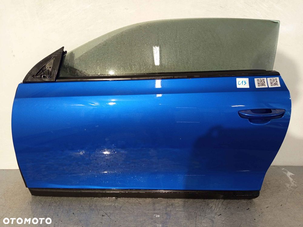 + DRZWI PRZÓD PRZEDNIE LEWE DO VOLKSWAGEN VW SCIROCCO III 3 1K8 LR5Z BŁĘKITNE NIEBIESKE - 1