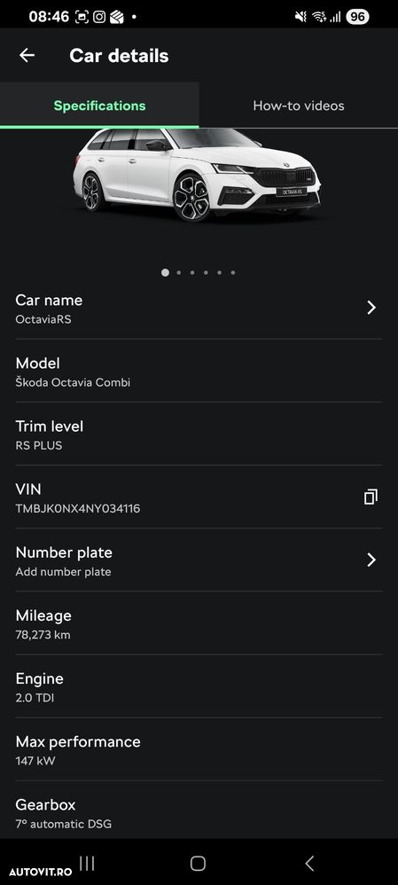 Skoda Octavia 2.0 TDI DSG RS Plus - 25