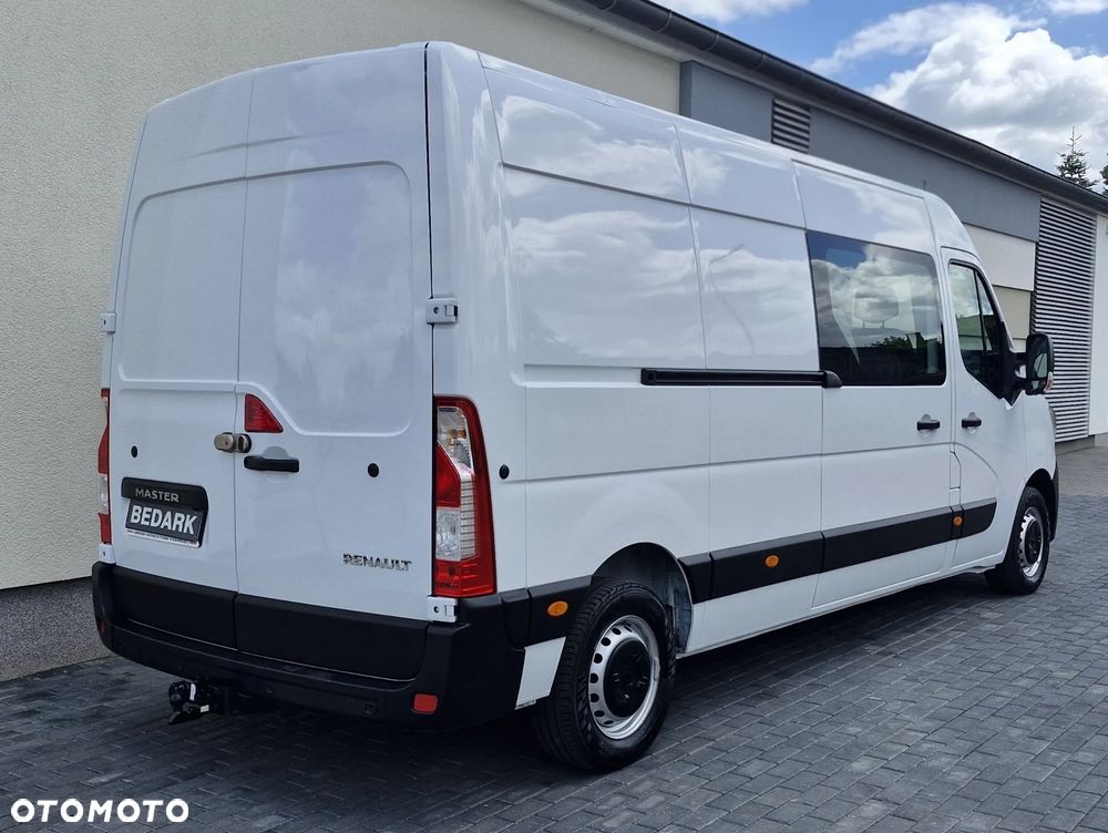 Renault Master, L3H2, BRYGADÓWKA, 7 miejsc, DOKA, hak, nawigacja, tempomat, klima - 5