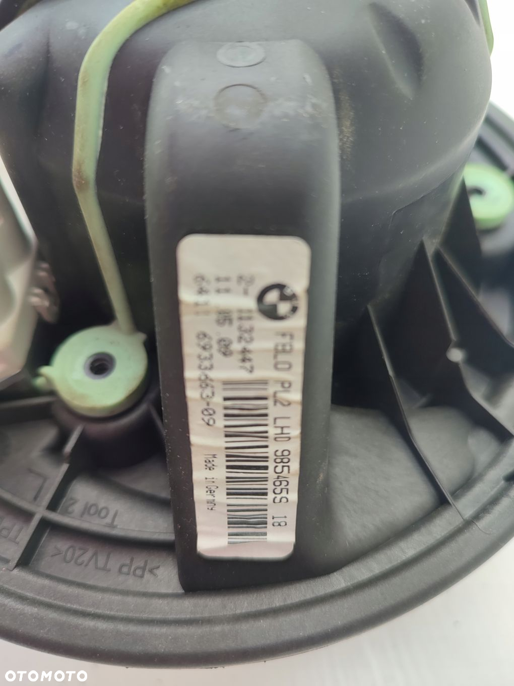 Wentylator dmuchawa nawiewu BMW 1 E87 LIFT EUROPA 6933663 - 5