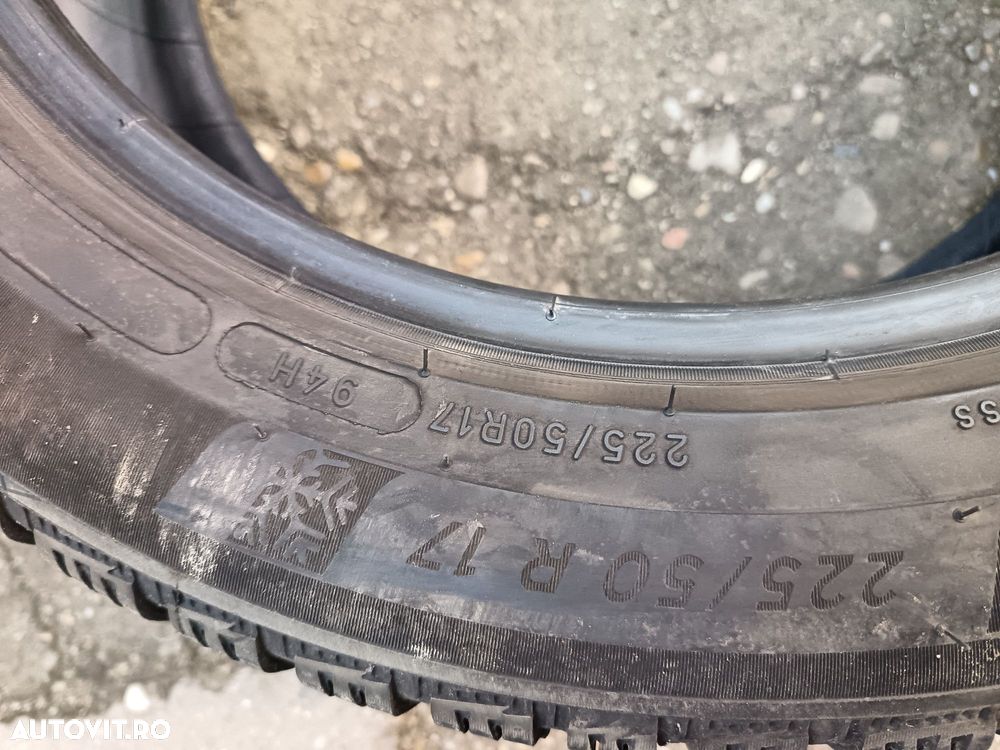 Anvelope MS iarna 225 50 17 Michelin 2023 6.5mm - 6