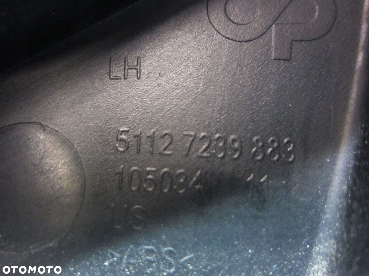 BMW X3 F25 N52 ŚLIZG ZDERZAKA TYLNEGO LEWY TYLNY TYŁ 7239883 51127239883 - 6
