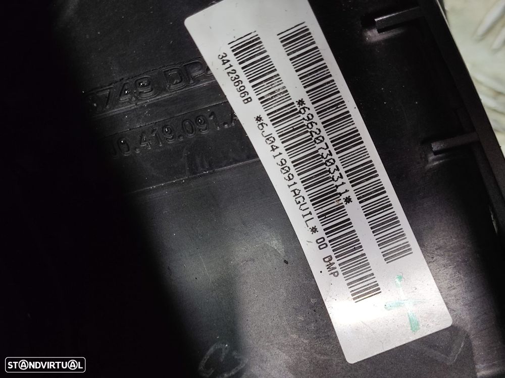 Volante Guiador Flat Bottom Original Pele Perfurada Seat Ibiza IV 6J FR 6J0419091AG - 8