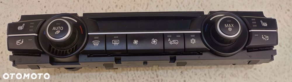 bmw x5 e70 lift 10-13 panel nawiewu klimatyzacji grzania foteli 9234335 - 5