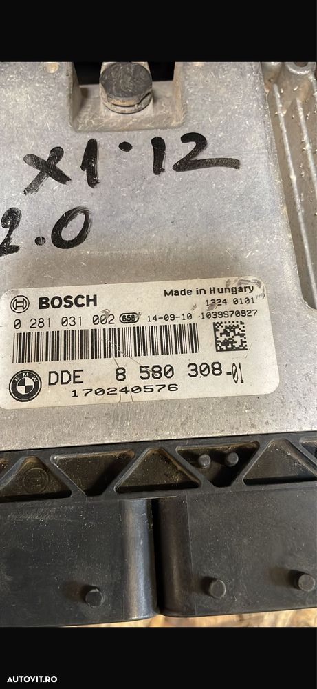Calculator motor ecu bmw x1 e84 8580308 - 1