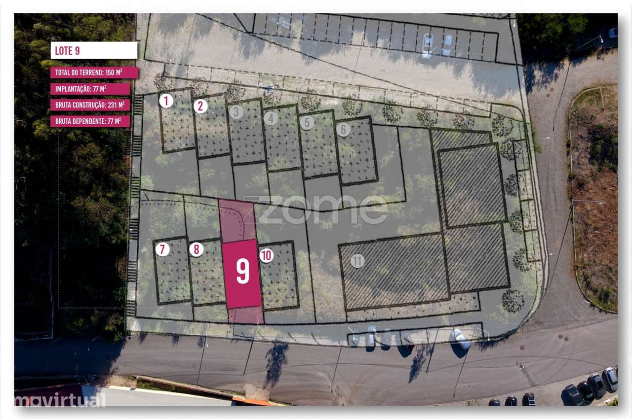 Lote de terreno - Caldas de São Jorge