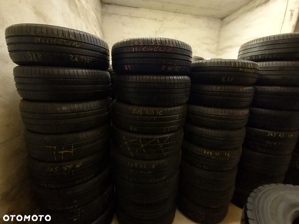 letnie opony używane 14 15 16 17" pakiet Legnica hurt 205/55R16 205/60R16 195/65R15 185/65R15 - 7
