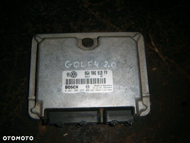 VW GOLF 4 2.0 8V KOMPUTER SILNIKA 06A906018FP - 1