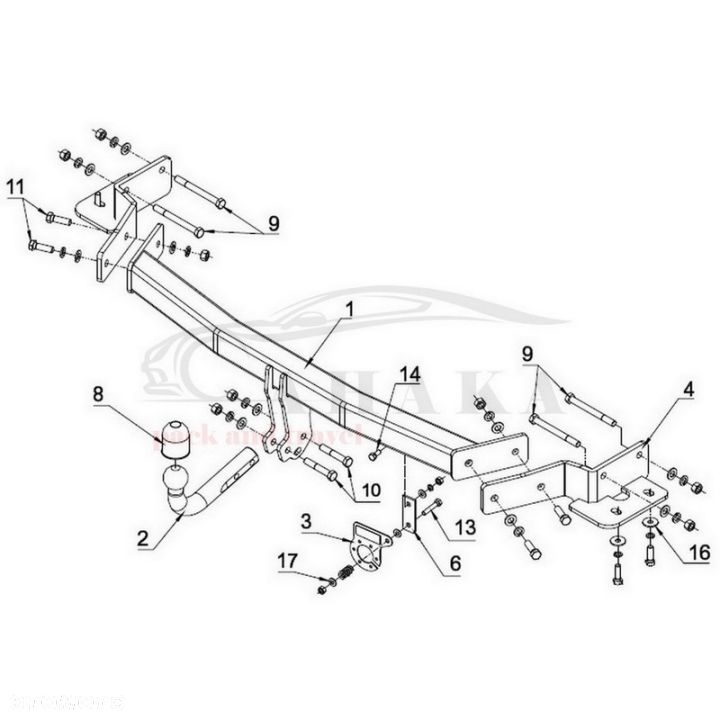 Hak Holowniczy Odkręcany Do Kia Sorento 2009-2012 - 5