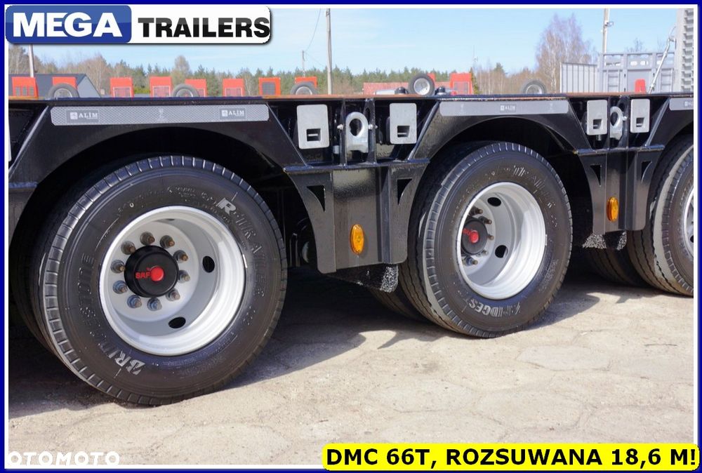 Inny Niska podłoga DMC 66,0 TON, ROZCIĄGANA 18,60 M - pod KONTENERY !!! - 17