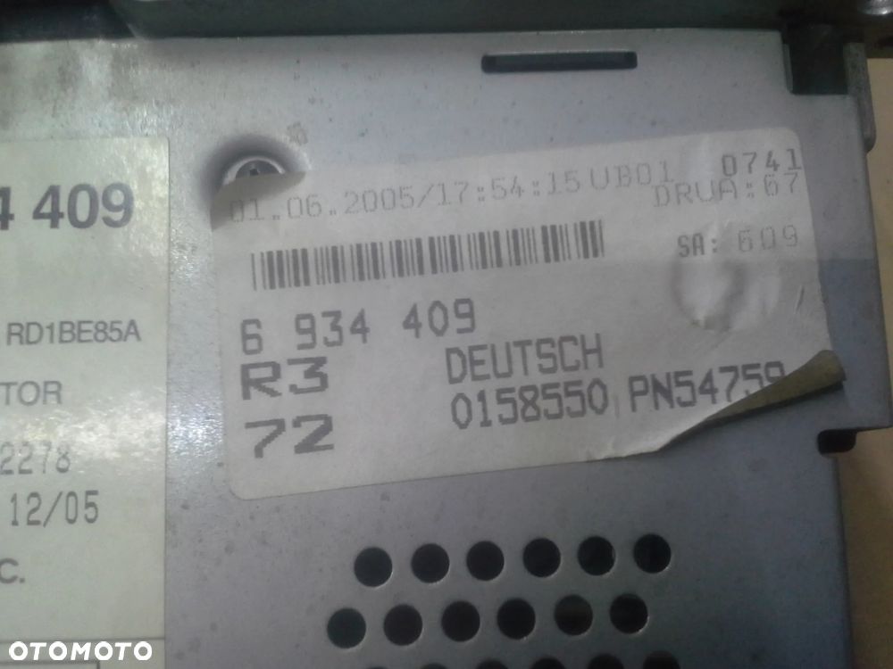 BMW E46 FL radio 65-52-6 934409 DVD czytnik navi zmieniarka komplet - 7