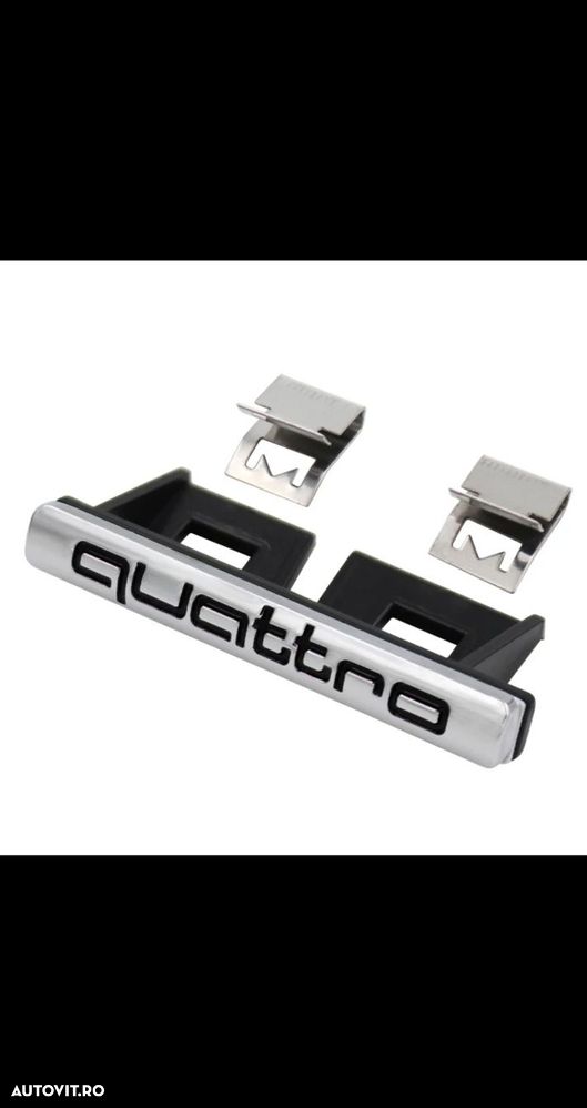 Emblema-Logo-Sigla-Quattro-Grila-Audi-A3-A4-A5-A6-A7-A8-Q3-Q5-Q7 - 1