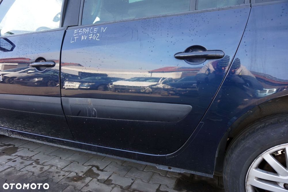 DRZWI TYLNE LEWE ESPACE GRAND IV PH1 NV472  GRANATOWY RENAULT 2002-2006 - 2