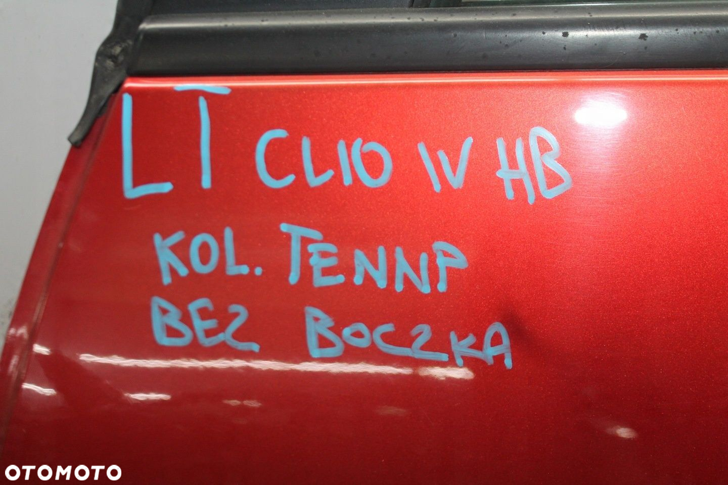 DRZWI LEWY TYŁ LEWE TYLNE RENAULT CLIO IV HB KOL. TENNP 12-16 - 5