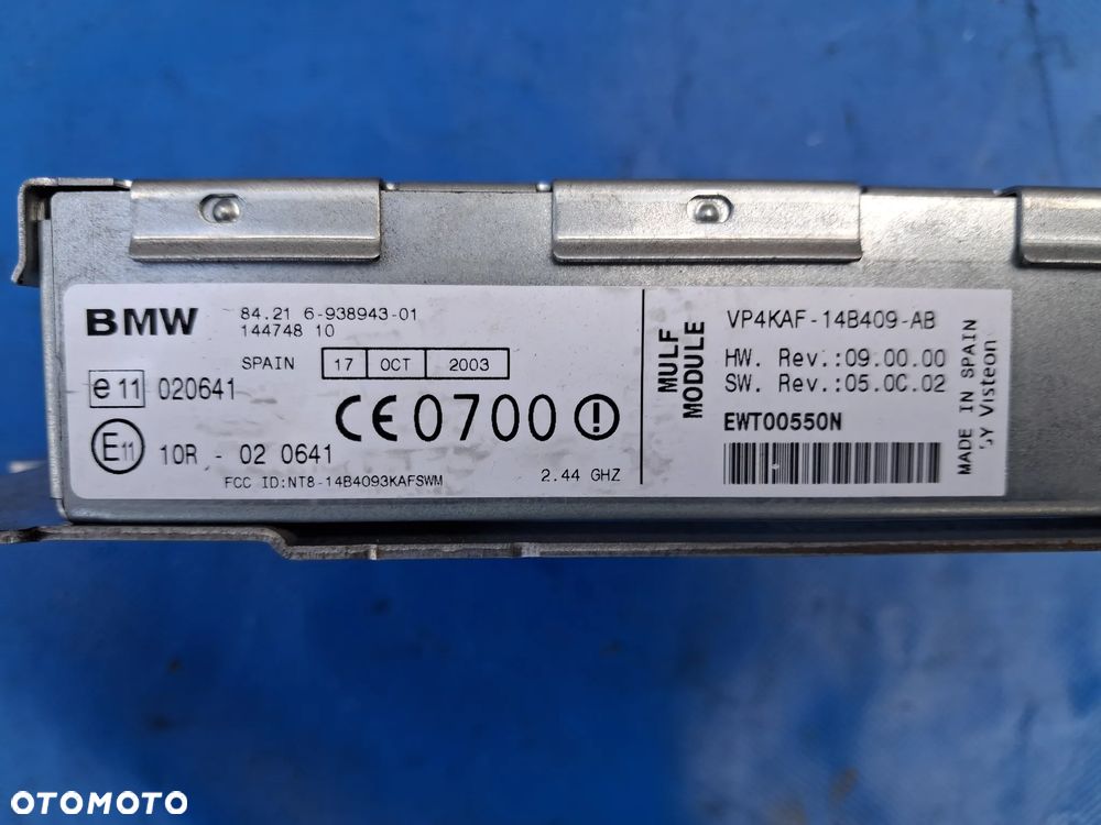 Moduł Bluetooth BMW E60 E61 6938943 sterownik 84216938943 - 2