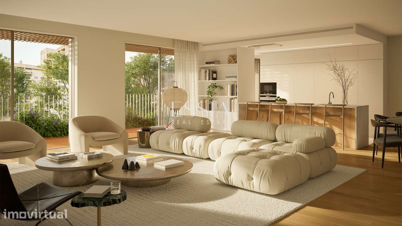 Apartamento T3 com Varanda no Empreendimento RAIZ Avenida da Boavista - Grande imagem: 2/16