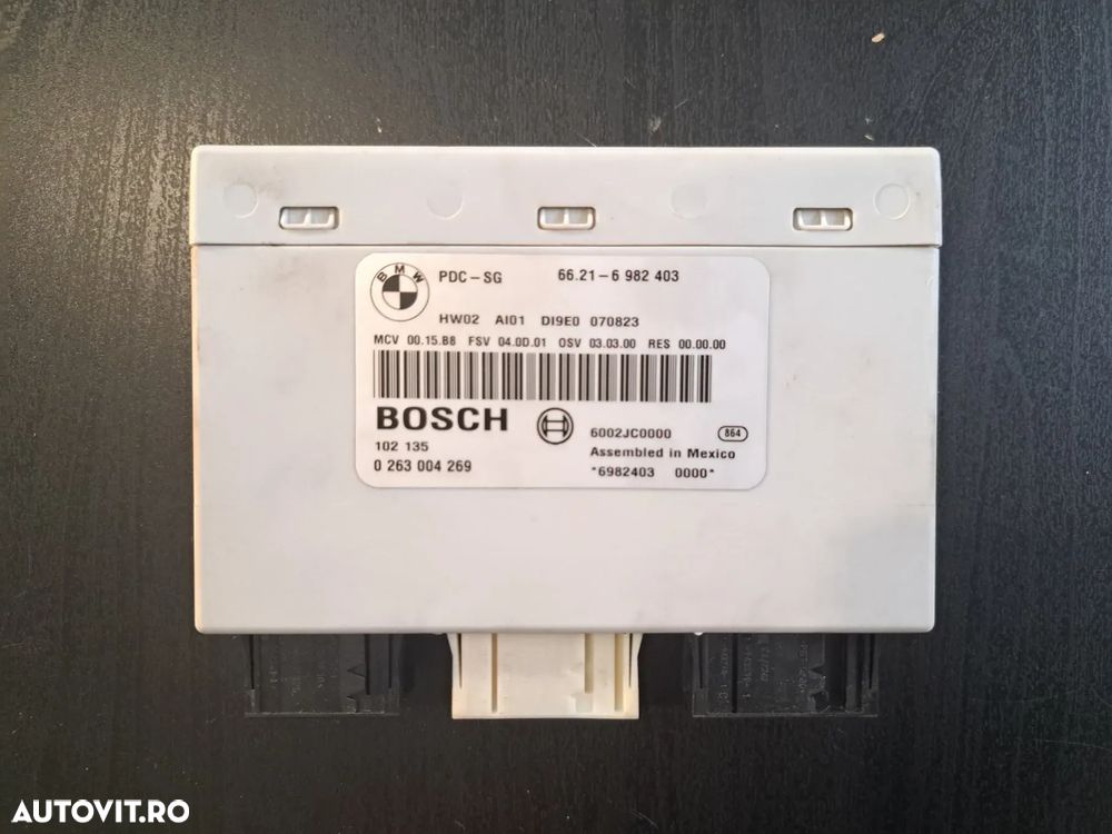 Unitate control modul ECU calculator modul PDC sezori parcare Original BMW E81 E87+LCI E82 E88 E90+LCI E91+LCI E92+LCI E93+LCI E84 E89 - 1
