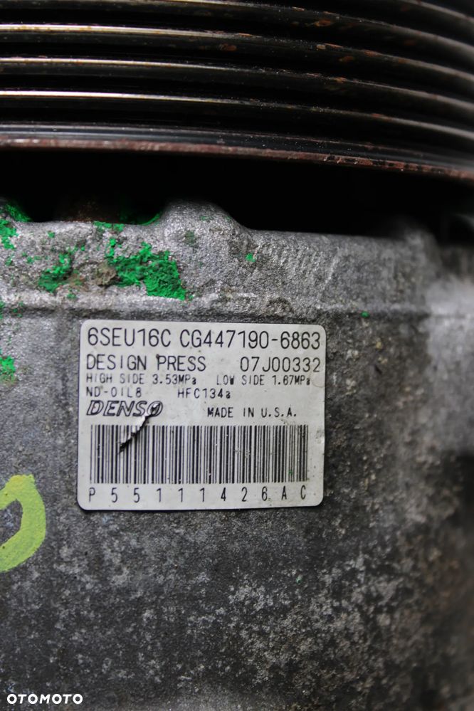 Sprężarka klimatyzacji dodge caliber 2,0 CRD - 2