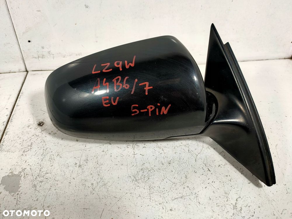 audi a4 b6 b7 lusterko prawe lz9w 5 pin europa eu - 2