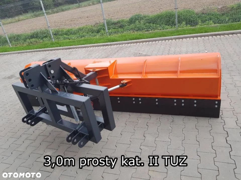 Pług śnieżny do śniegu PROSTY KOMUNALNY euroramka TUZ METAL TECHNIK 1,5m 1,56m 1 - 13