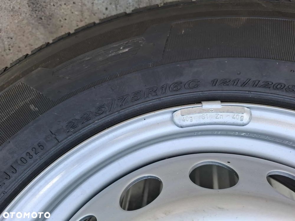 KOŁO ZAPASOWE ZAPAS FIAT DUCATO BOXER JUMPER R16C 6Jx16H2 ET68 OPONA NEXEN 225/75 R16C NOWE - 5