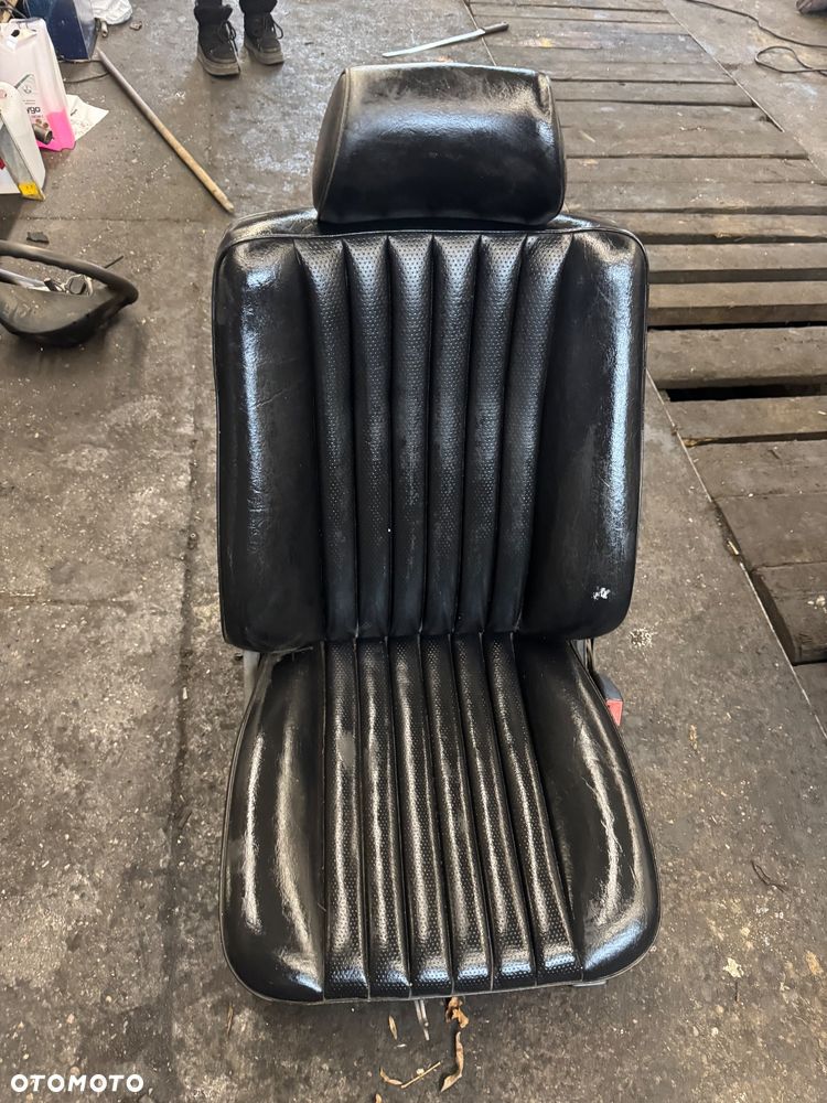Mercedes w124 w 124 fotel pompowany grzany fotel z podłokietnikiem fotele kierowcy pasażera skórzany skórzane skóra fotel grzany  do Mercedesa - 2