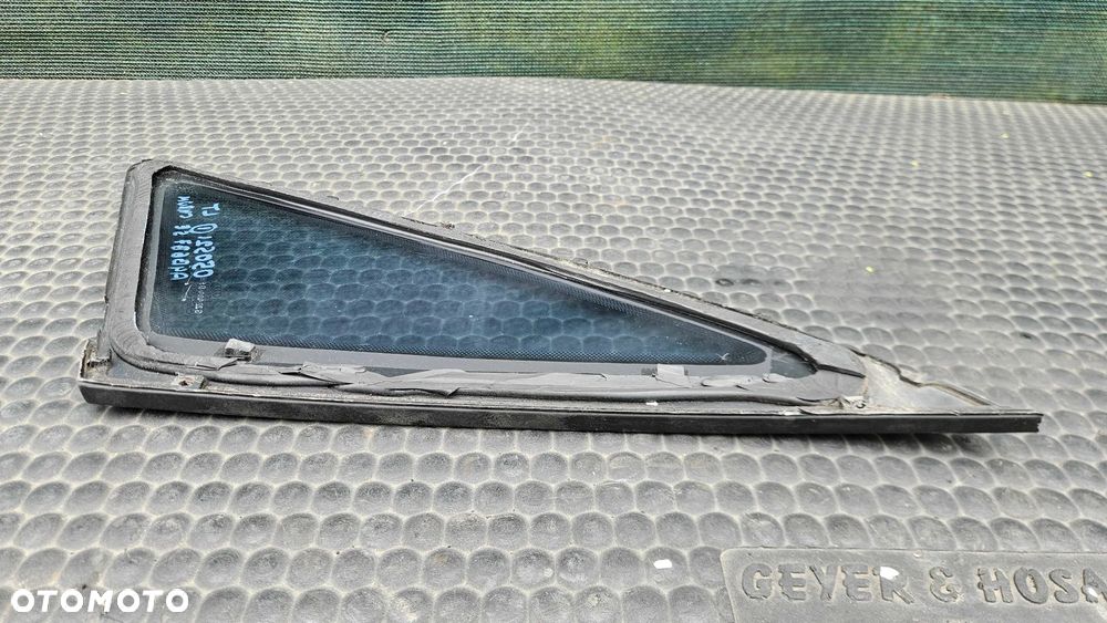 Szyba Szyby 8E5845299M 8E5845300M Karoseryjna Boczna Błotnik Trójkat LEWA PRAWA Tyl Tylna Pod Chrom Ramki Audi A4 B6 B7 Sedan E1 43R-001057 DOT27 N23100 AS2 ESG tinted - 17