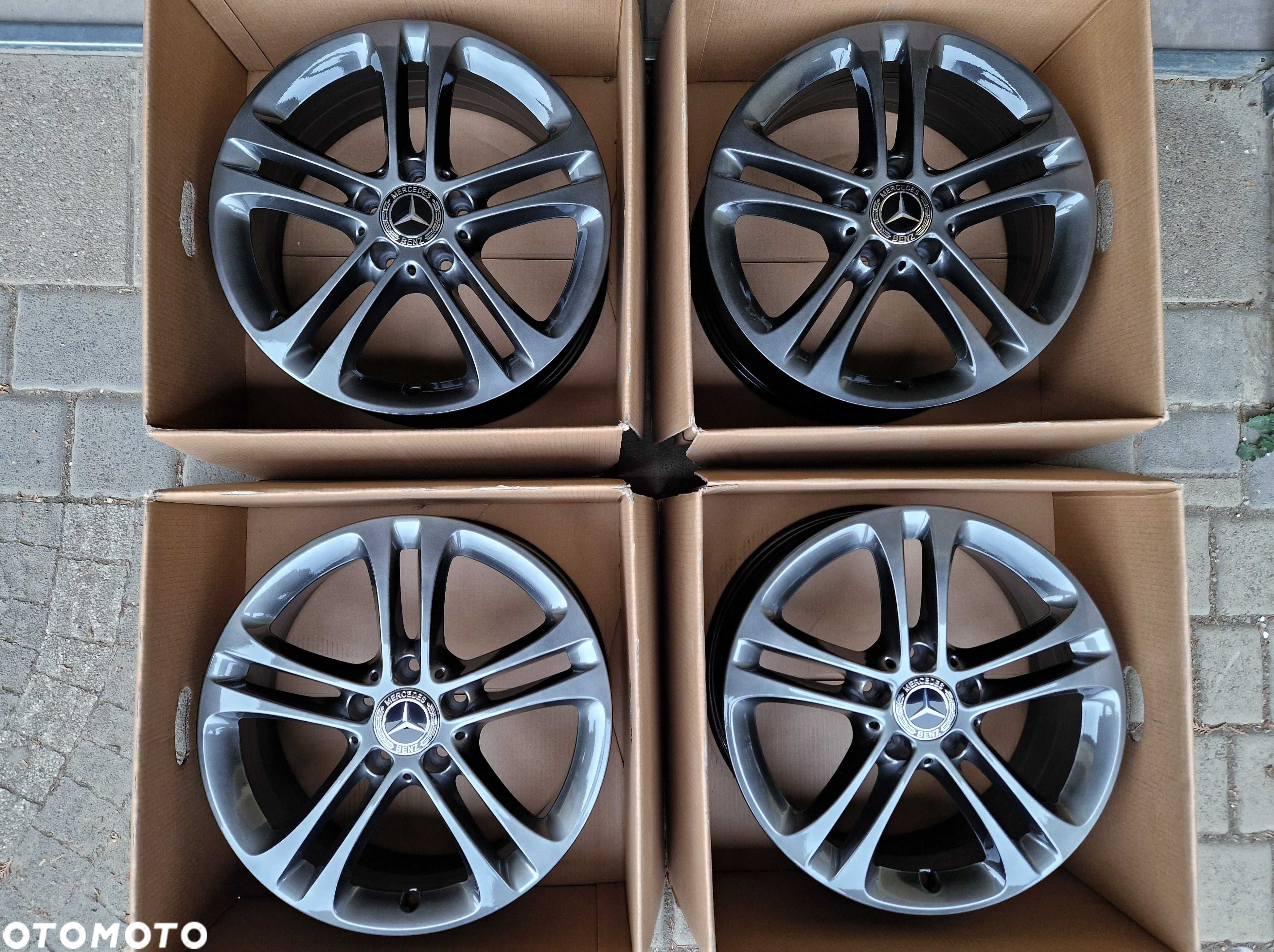 Alufelgi 17 Chrom Shadow! Mercedes A B C CLA GLA Vito Viano 5x112 811# - 7