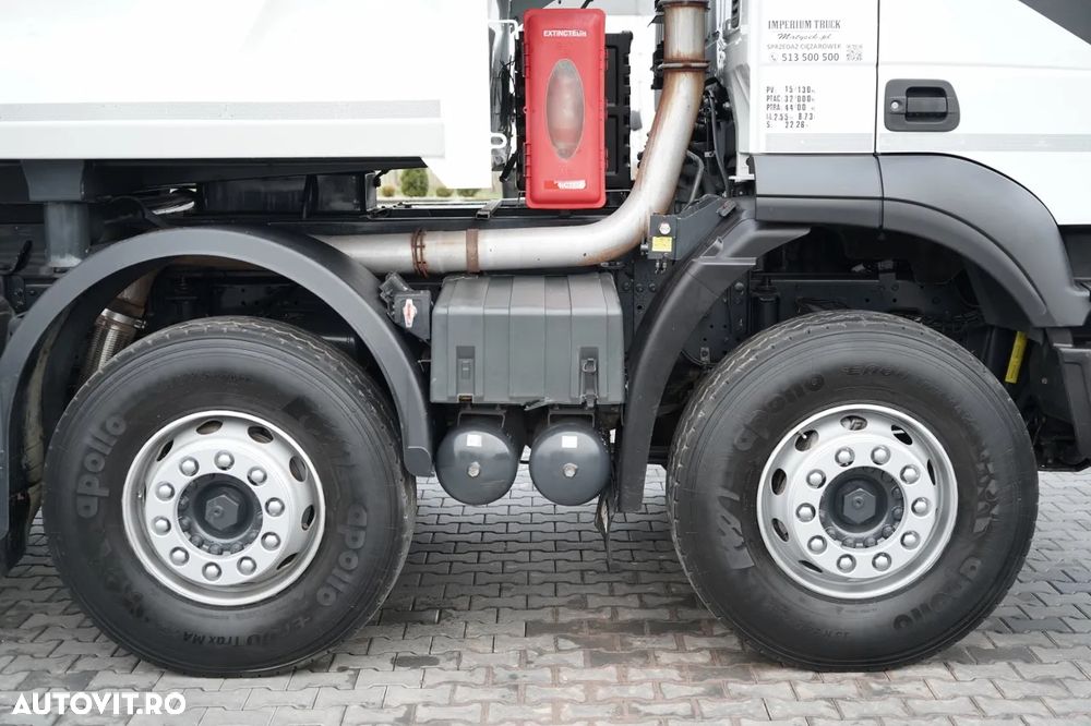 Iveco TRAKKER 450 / 8x4 / BASCULATOR / HYDRODOXY / BORDMATIC / EURO 6 / - 25