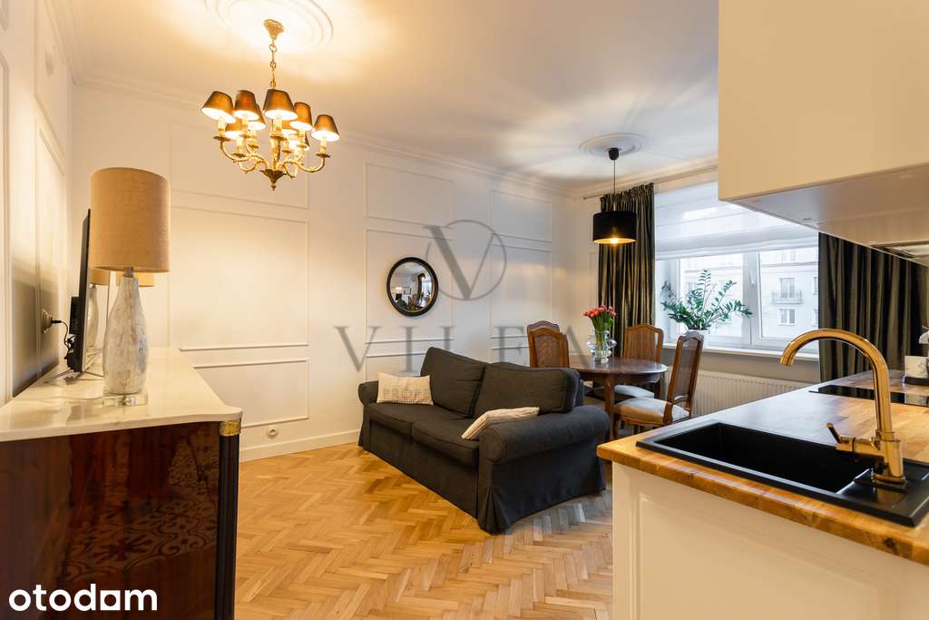 Klimatyczny apartament na Żoliborzu.
