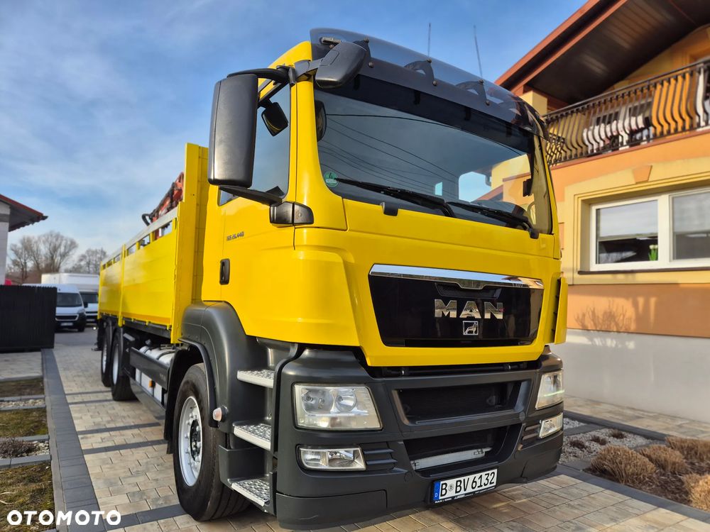 MAN TGS 26.440 6X2 HDS ATLAS TEREX 165 BUDOWLANY Sprowadzony - 16