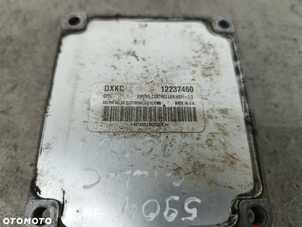 KOMPUTER, STEROWNIK OPEL COMBO C 12237460 1.6 8V 87KM - 4