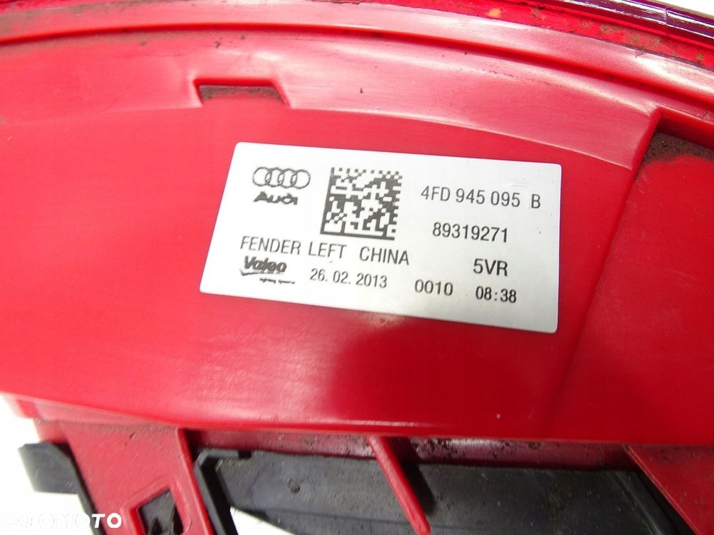 LAMPA LEWY TYŁ LEWA TYLNA AUDI A6 C6 LIFT SEDAN 08-12R 4FD945095B - 6