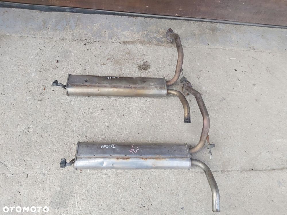 Toyota AYGO II wydech tłumik końcowy - 2