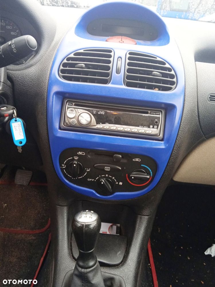 Na części Peugeot 206 1.1 B 5D kolor EGJB silnik HFX skrzynia maska klapa błotnik drzwi zderzak szyba - 8