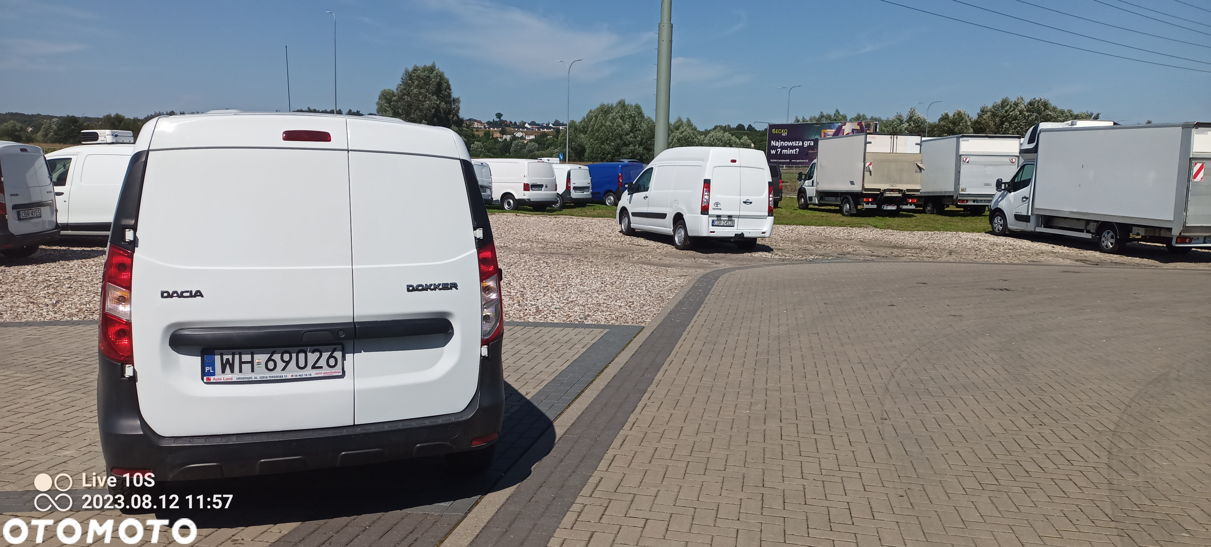 Dacia Dokker Maxi L2 Izoterma Mroźnia Chłodnia thermo King catering Salon PL - 4