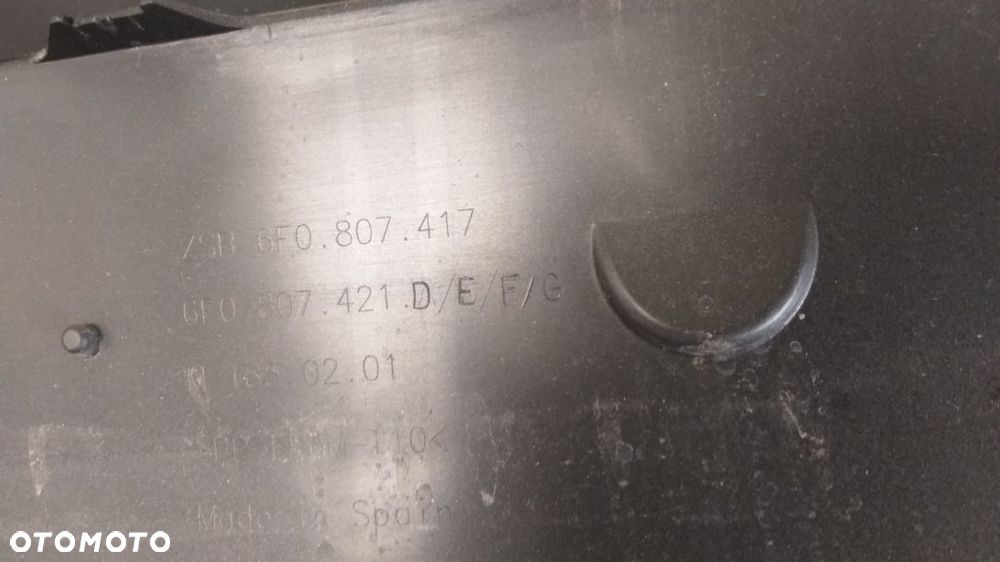 ZDERZAK TYŁ TYLNY 3PDC SEAT IBIZA V 5 6F0 17 - 19 PDC 6F0807421 - 7