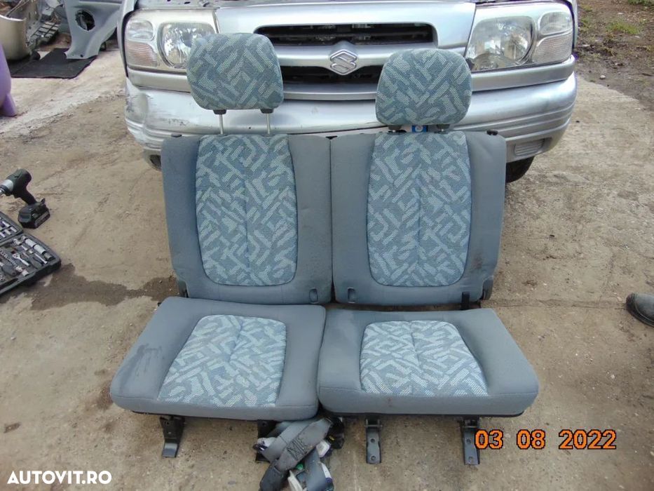 bancheta spate Suzuki Grand Vitara 1999-2005 banchete spate cu centuri - 1