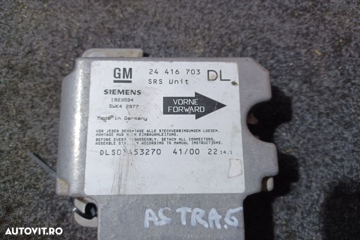 Calculator airbag 24416703 1923594 Opel Astra G [1998 - 2009] wagon 5 - 4